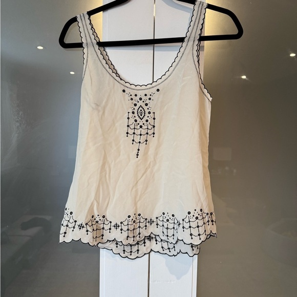 Babaton Silk Top with Black Detailing - Picture 2 of 3